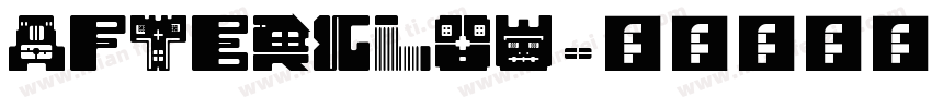 Afterglow字体转换