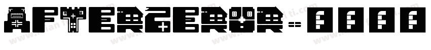 afterzeror字体转换