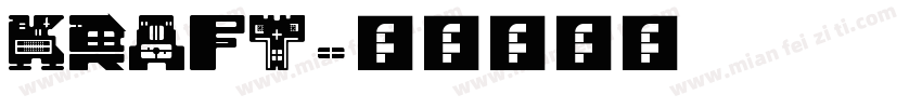 krAft字体转换