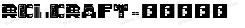 rclcraft字体转换