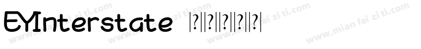 EYInterstate字体转换