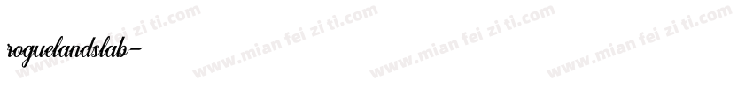 roguelandslab字体转换