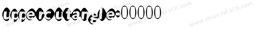 uppercutangle字体转换