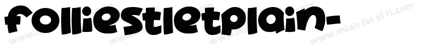 folliestletplain字体转换
