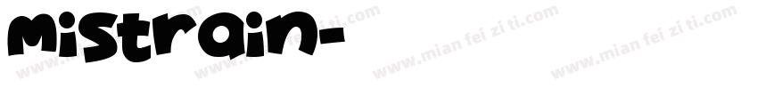 mistrain字体转换