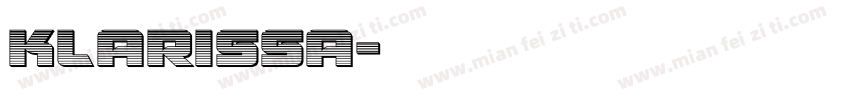 klarissa字体转换