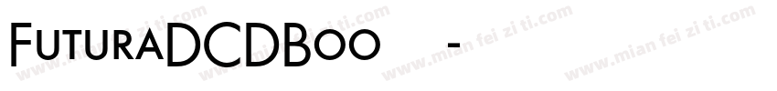 FuturaDCDBoo字体下载字体转换