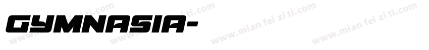 Gymnasia字体转换