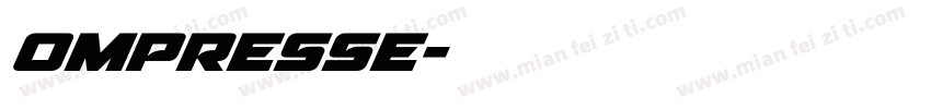 ompresse字体转换