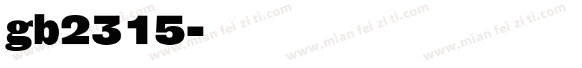 gb2315字体转换