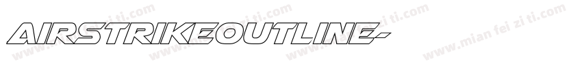 AirstrikeOutline字体转换