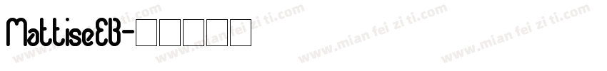 MattiseEB字体转换