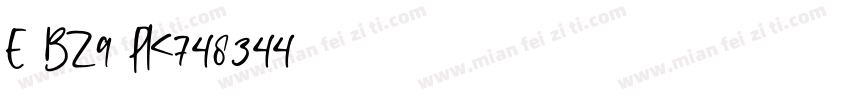 E-BZ9-PK748344字体转换