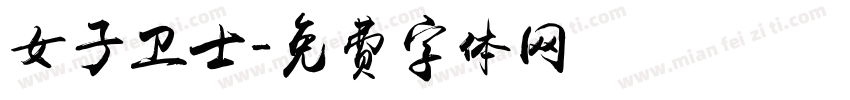 女子卫士字体转换
