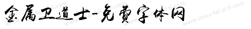 金属卫道士字体转换