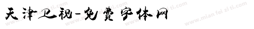 天津卫视字体转换