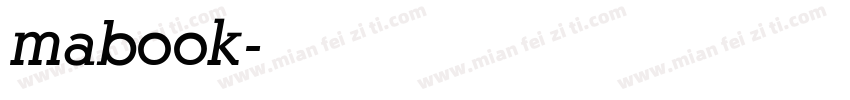 mabook字体转换