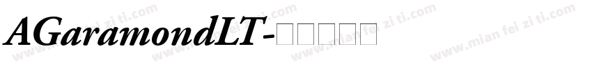 AGaramondLT字体转换