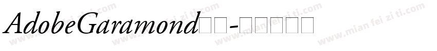 AdobeGaramond字体字体转换