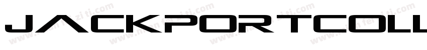 JACKPORTCOLL字体转换