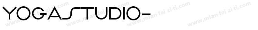 yogastudio字体转换