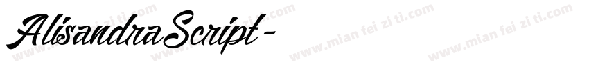 AlisandraScript字体转换