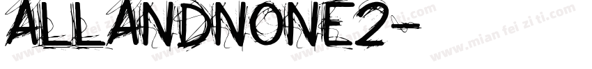 AllAndNone2字体转换