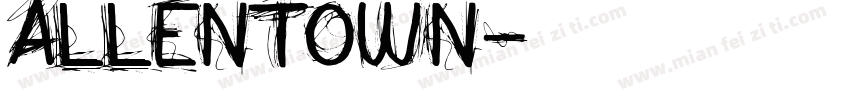 Allentown字体转换