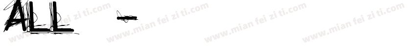 all字库字体转换