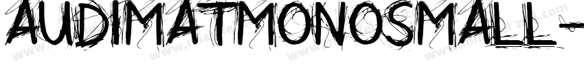 audimatmonosmall字体转换