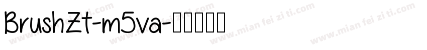 BrushZt-m5va字体转换