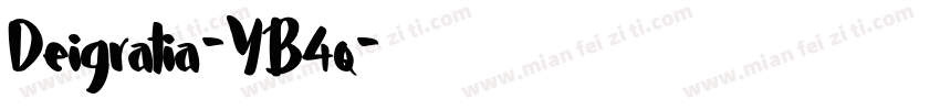 Deigratia-YB4q字体转换