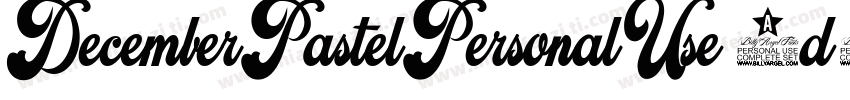 DecemberPastelPersonalUse-5d6Z字体转换