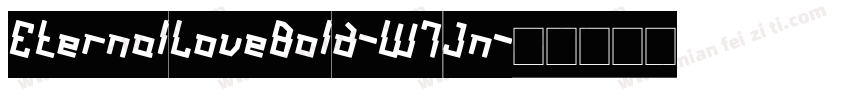 EternalLoveBold-W7Jn字体转换