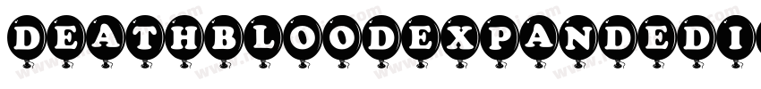 DeathbloodExpandedItalic-8GgZ字体转换