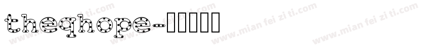 theqhope字体转换
