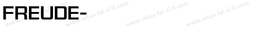 FREUDE字体转换