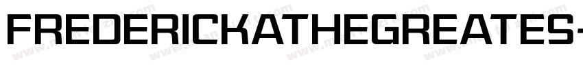FrederickatheGreates字体转换