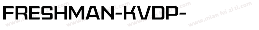 Freshman-Kvdp字体转换