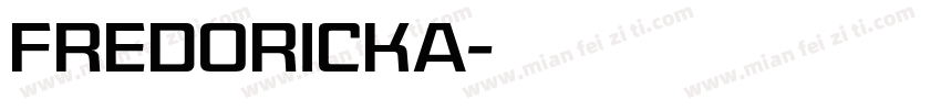 fredoricka字体转换