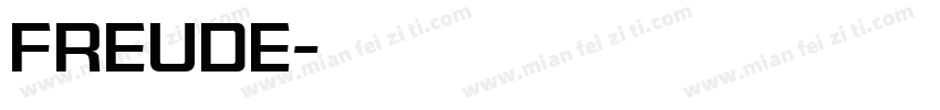 FREUDE字体转换