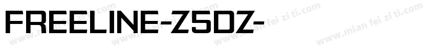 Freeline-Z5dZ字体转换