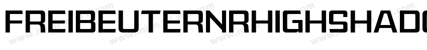 FreibeuterNRHighshadow字体转换