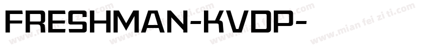 Freshman-Kvdp字体转换
