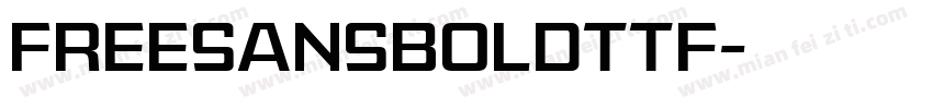 freesansboldttf字体转换