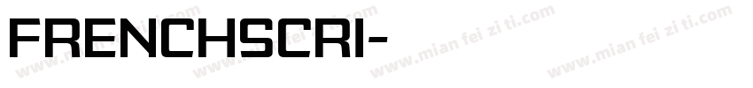 frenchscri字体转换