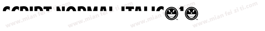 Script-Normal-Italic(1)字体转换