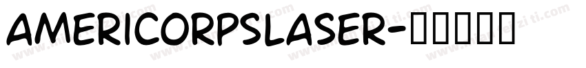 americorpslaser字体转换