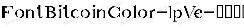FontBitcoinColor-1pVe字体转换