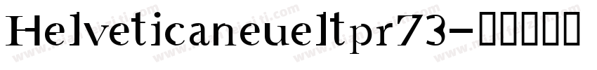 Helveticaneueltpr73字体转换